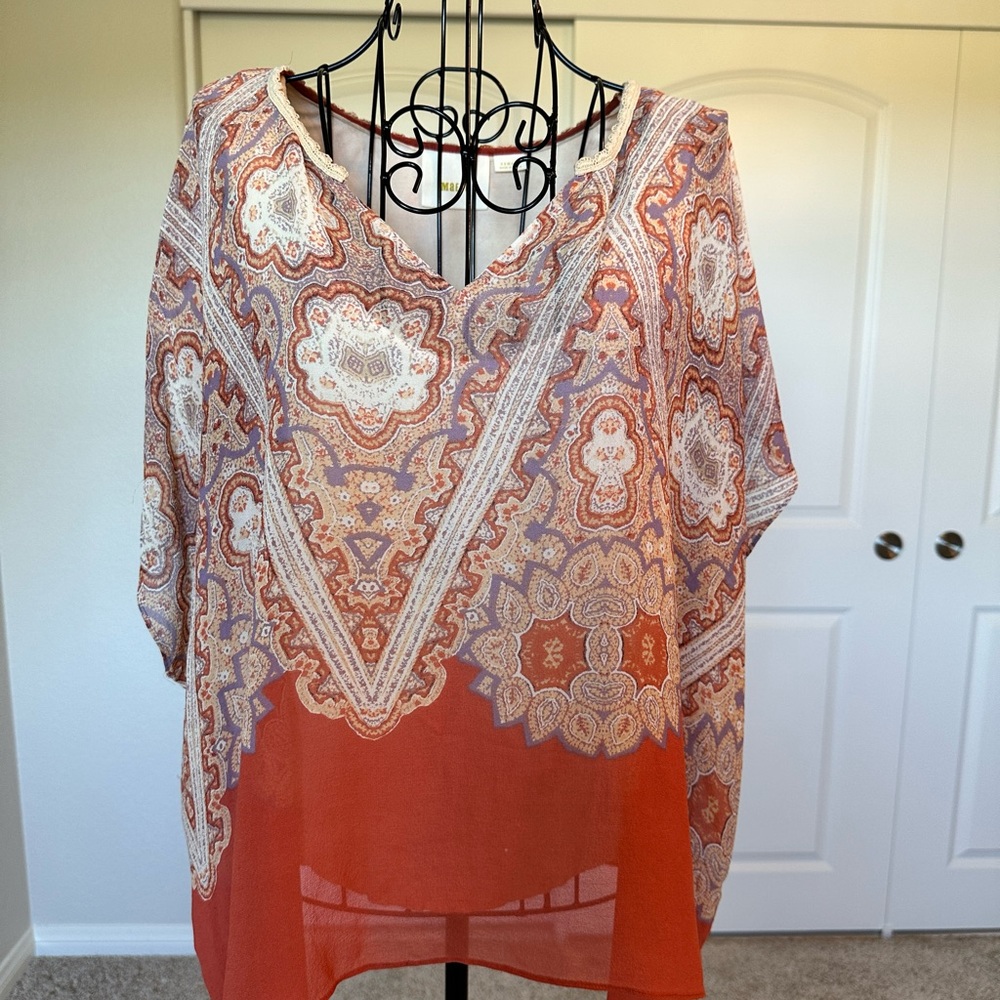 Anthropology Maeve Silk Top